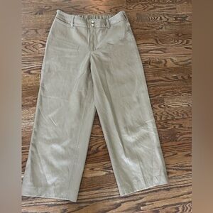 Chico's Beige and Cream Faux Leather Pants